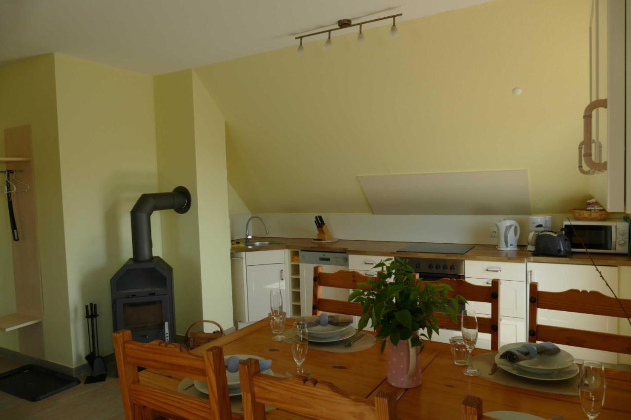 Ferienwohnung Haus am Deich Feriendomizil mit Balkon Baabe Exterior foto